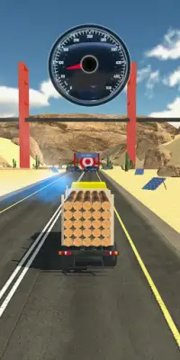 Highway Truck Driving Screen Shot 0