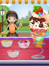 Frosty Ice Cream Maker: Crazy Chef Cooking Game Screen Shot 1