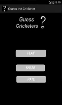 Guess the Cricketer Screen Shot 0