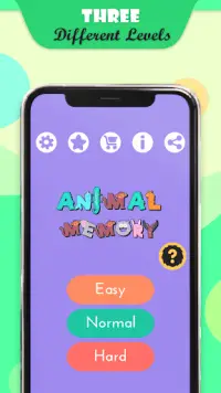 Animal Memory Game for Kids-Free Memory Match Game Screen Shot 0