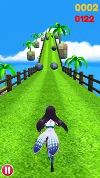 Princesse Run aventure Island : coureur de courses Screen Shot 3