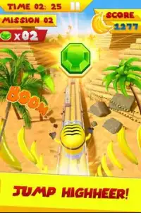 Banana Rush : Legends Minion Adventure 3D Screen Shot 0