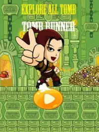 Tomb Raider Runner - الأميرة مثير فتاة تشغيل Screen Shot 0