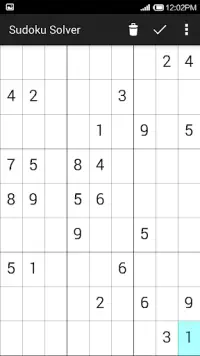 Sudoku Solver Screen Shot 2
