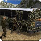 Off-road Army Bus Driver: Transport Truck