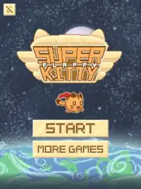 Flappy Super Kitty Screen Shot 1