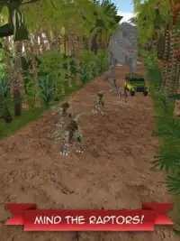 T-Rex Jurassic Pelarian Taman Screen Shot 2