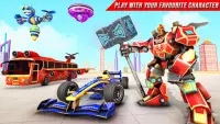 Multi Robot Car Game: Formula Car Robot Transform Screen Shot 0