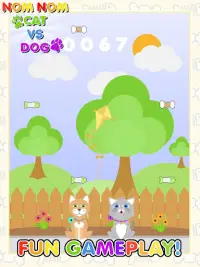 Nom Nom Cat vs Dog Screen Shot 0