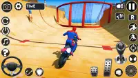 Superhero Tricky Bike Stunt Screen Shot 5