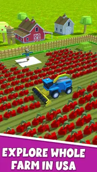 Farming.io - 3D Harvester Game Screen Shot 3