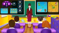 एम्मा वापस स्कूल जीवन के लिए: कक्षा खेल खेल Screen Shot 2