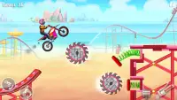 Motor yarışı bisiklet oyunu Screen Shot 1
