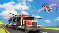 Car Transporter Flying Game 3D Screen Shot 9