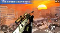 tiro sniper cidade: jogos de tiro livre : tiroteio Screen Shot 0