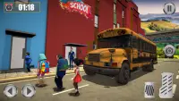 School Coach Bus Driver Game Screen Shot 4