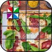 Tile Puzzle Food