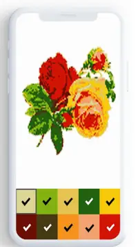 Flower Color By Number, flower Screen Shot 2