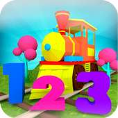 Learn Numbers 1 to 10 For Toddlers - 3D Train Game