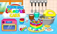Cooking colorful cake Screen Shot 7