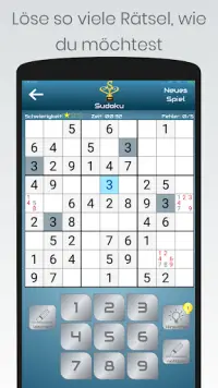 League of Sudoku: Kostenloses Sudoku-Spiel Screen Shot 2