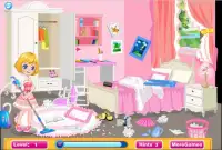 Cleaning House Princess Games - Home Cleanup Screen Shot 0