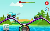 Monster Climb Racing - Permainan Perlumbaan Aksi Screen Shot 1