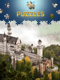 Châteaux Puzzle gratuit Screen Shot 2