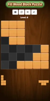 Fill Wood Block Puzzle Games 2021 Screen Shot 1