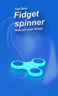 बेवकूफ स्पिनर सिम्युलेटर नीयन चमक - Fidget Spinner Screen Shot 7