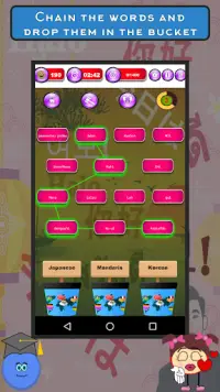 Spot n Link: Asian Languages Learning Game Screen Shot 1