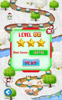 Match 3 Puzzle Christmas Games - Santa Bell Trees Screen Shot 2