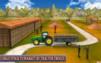 Harvester Tractor Farming Simulator Game Screen Shot 2