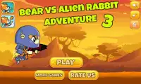 Bear VS Alien Rabbit 3 Screen Shot 0
