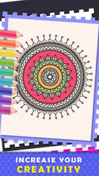 Coloring Game Mandala for Adults Screen Shot 3