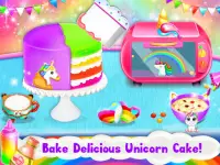 Unicorn Cake Maker: Bakery Kitchen Games Screen Shot 1