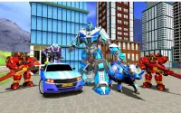 Rhino Robot Car Transformation: Robot Car Games Screen Shot 7