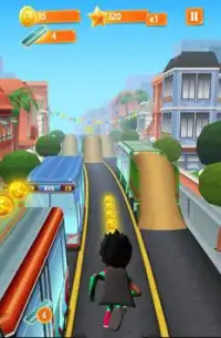 Subway Titans Go Train Robin Runner Screen Shot 0