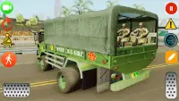 Armee-LKW-Spiele Screen Shot 12