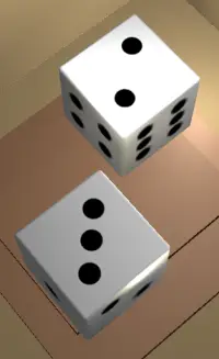 Two Dice: Dos dados simples 3D Screen Shot 0