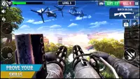 Gun simulator 2020: gun permainan tembakan perang Screen Shot 2