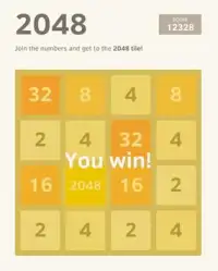 Super 2048 Game (Brain Games) Screen Shot 0