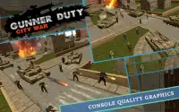 gunner duty: stad oorlog Screen Shot 3