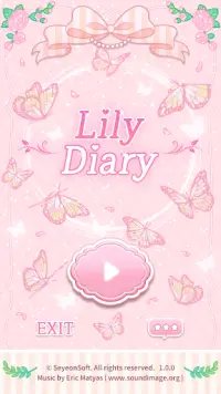 Lily Diary : Anziehspiel Screen Shot 0