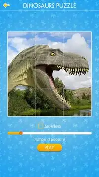 Jigsaw Puzzle: Dinosaur Screen Shot 0