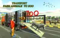 Zoo Wild Animal Truck Cargo Transport 2020 Screen Shot 2
