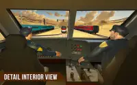 قطار محاكاة القيادة 2017- اليورو سرعة سباق 3D Screen Shot 18