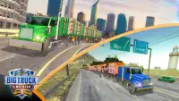 Big Truck Simulator 2018: Caminhoneiros dos EUA Screen Shot 5