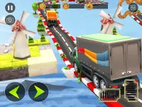Truck Stunt 3D - เกมขับรถบรรทุกจริง Screen Shot 9