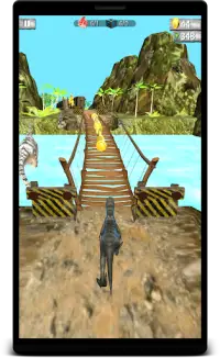 Jurassic Runner Raptor World Island Run Screen Shot 0